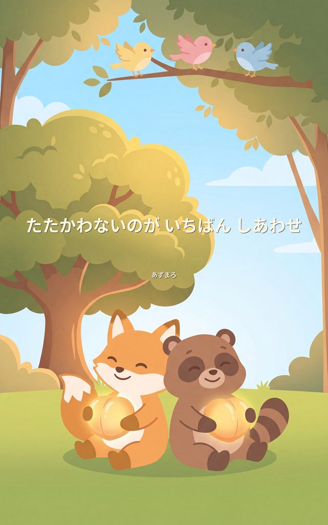 『たたかわないのが いちばん しあわせ』の表紙