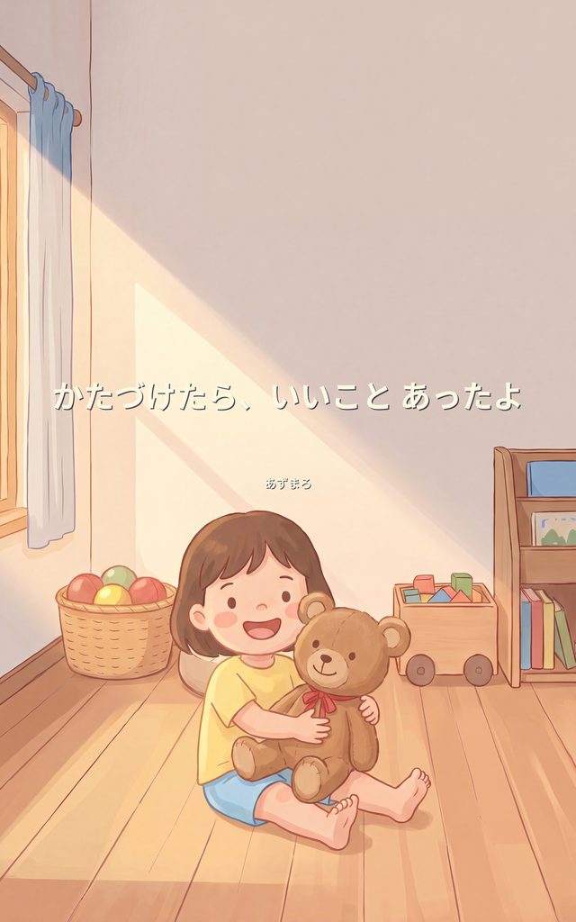 『かたづけたら、いいこと あったよ』の表紙